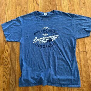 Rockies Men's Blue T-shirt